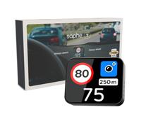 Saphe T Assistente al traffico per auto. | Segnala autovelox, pericoli, code, limiti e superamento velocità. Segnalatore con 6 mesi di abbonamento inclusi.