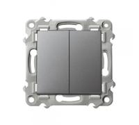 SAPHIR Connettore per scale doppio grigio opaco LP-10Z/m/70