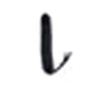 Saphir - Lacci piatti medi, 75 cm, colore: Nero
