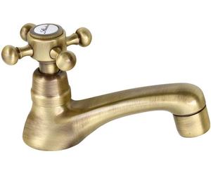 Sapho Antea rubinetto d'arresto per lavabo verticale ottone/bronzo antico 3206