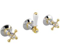 Sapho Antea rubinetto per doccia da incasso cromo-oro SET305-102