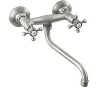 Sapho Antea rubinetto per lavabo a parete nichel 3068
