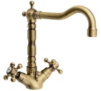 Sapho Antea rubinetto per lavabo verticale ottone/bronzo antico 3376