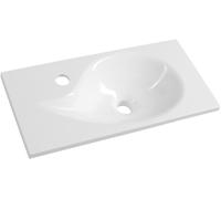 Sapho Aqua lavabo 50.5x25 cm rettangolare da mobile bianco lucida 10053