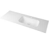 Sapho Aruba lavabo 170x51.5 cm rettangolare da mobile bianco opaca AR170-B1R