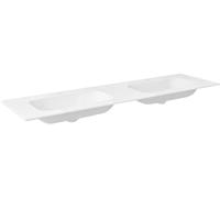 Sapho Aruba lavabo 170x51.5 cm rettangolare da mobile-doppio bianco opaca AR170-B2M