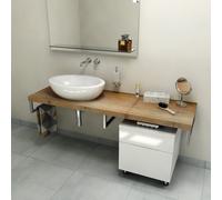 Sapho Avice piano 130x49.5 cm grafite-legno AV138