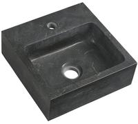 Sapho Blok lavabo 30x30 cm quadrata a parete-da appoggio antracite opaca 2401-29