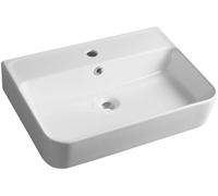 Sapho Gali lavabo 60x42 cm rettangolare a parete bianco lucida TU0177