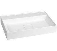 Sapho Godiva lavabo 68x44 cm rettangolare da appoggio bianco lucida GU068-0