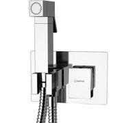 Sapho Latus rubinetto per bidet con set doccia da incasso cromo 1102-07