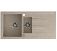 Sapho lavello in granito 100x50 cm beige GR1332