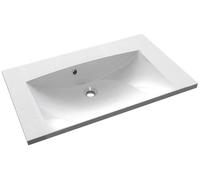 Sapho Maria lavabo 75x46 cm rettangolare da mobile bianco lucida MA075-0