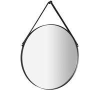 Sapho Orbiter specchio 70x70 cm rotonda con illuminazione nero ORT070