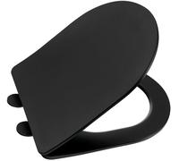 Sapho Paco copriwater a discesa lenta nero PCS1012B