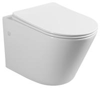 Sapho Paco vaso wc sospeso senza brida bianco PZ1012WR