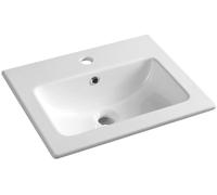 Sapho Practico lavabo 50x40 cm rettangolare da mobile bianco lucida 44050