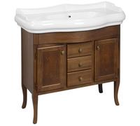 Sapho Retro armadietto 89x36.5x80 cm sottolavabo a terra faggio 1620