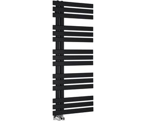 Sapho Silvana radiatore da bagno a scaletta 123.6x50 cm nero IR154B