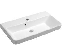 Sapho Thalie lavabo 70x37 cm rettangolare a parete-da mobile-da incasso bianco lucida TH11070