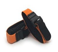 SAPHUE 2 smorzatori per corde di chitarra, nastro copricorde per chitarra, regolabile, per basso silenzioso, nastro per mute per tastiera, accessori per strumenti musicali (arancione)