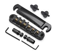 SAPHUE ABR-1 Style Tune-o-matic Bridge cordiera Roller Saddle Bridge per GB LP Gear sostituzione (nero)