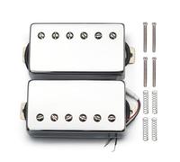 SAPHUE Alnico - 2 pickup per chitarra Humbucker, cavo a 4 bobine da 7,5 k/8,6 K, con copertura in ottone, pickup Alnico II per chitarra LP cromato