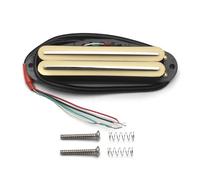 SAPHUE Chitarra elettrica Humbucker a doppia bobina singola per chitarra elettrica Fender Strat Squier Tele (avorio)