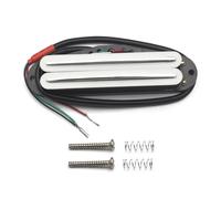 SAPHUE Chitarra elettrica Humbucker a doppia bobina singola per chitarra elettrica Fender Strat Squier Tele (bianco)