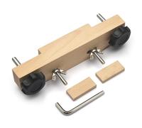 SAPHUE Morsetto per ponte per chitarra in acero massiccio, morsetto per ponte di livello base, strumenti per liutaio acustico, con guarnizione in sughero e chiave a L, morsetto per ponte per chitarra