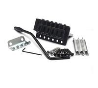 SAPHUE Set ponte tremolo per chitarra Stratocaster da 52,5 mm, per chitarra elettrica Fender Strat Squier, colore nero