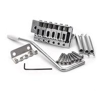 SAPHUE Set ponte tremolo per chitarra Stratocaster da 52,5 mm per chitarra elettrica Fender Strat Squier, cromato