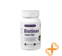 Sapiens Biotina 10000 per Pro 60 Compresse Capelli Pelle Unghie Cibo Integratore