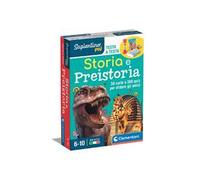 Sapientino più - Testa a Testa Storia e Preistoria, Gioco Educativo per Bambini 6-10 Anni, 300 Quiz Divertenti su Diverse Epoche Storiche, Made in Italy, Lingua Italiana, 16442