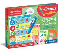 Clementoni Gioco Educativo Sapientino Scuola dell'Infanzia – Forme Colori Alfabeto e Numeri Quiz