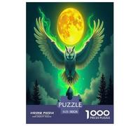 Sapienza del gufo Jigsaw Puzzle Impossible 1000 Pezzi Animali colorati dei cartoni animati Decorazione Per La Casa. Giochi Rilassamento E Intelligence Per Adulti E Ragazzi Da 14 Anni 38x26cm/1000pcs