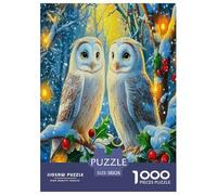 Sapienza del gufo Jigsaw Puzzle Impossible 1000 Pezzi Animali colorati dei cartoni animati Decorazione Per La Casa. Giochi Rilassamento E Intelligence Per Adulti E Bambini Da 12 Anni 38x26cm/1000pcs