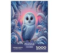 Sapienza del gufo Puzzle Impossibili 1000 Pezzi Animali colorati dei cartoni animati Decorazione Per La Casa. Rilassamento E Intelligence Per Adulti E Ragazzi Da 14 Anni 38x26cm/1000pcs