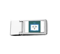 Saplings Insidious Small TV foriginal Slim Fermasoldi in acciaio inox Pocket Wallet