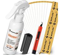 SAPLIZE Golf Regriping Kit di 15 Nastri con Retro in Carta, 5 Once di solvente, Morsetto per morsa e Lama a uncino