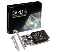 SAPLOS Radeon HD 6570 Scheda Grafica, Dual HDMI, 1G DDR3 a 64 bit, Schede Video PC, Basso Profilo, GPU Computer, PCI Express x 16, 60W Low Power, Plug & Play, Singola Ventola di Raffreddamento ad Aria