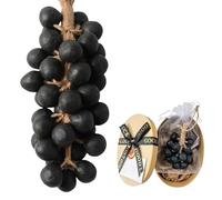 Sapone a forma di grape fatto a mano su una ropa, sapone artisano freddo, design a grappolo con fragrance naturale, idratante viso e body wash per uomini e donne (1, viola)
