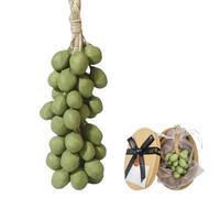 Sapone a forma di grape fatto a mano su una ropa, sapone artisano freddo, design a grappolo con fragrance naturale, idratante viso e body wash per uomini e donne (1, verde)