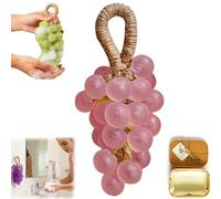 Sapone a forma di grappa, sapone a forma di grappa, sapone decorativo aromatico da bagno e a mano, regalo unico per la decorazione della casa, uomo e donna (1, rosa)
