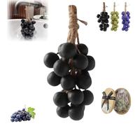 Sapone a forma di uva su una corda, saponi artigianali fatti a mano a freddo, per viso, doccia e mani, squisita decorazione per la casa e idea regalo, saponette decorative