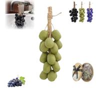 Sapone a forma di uva su una corda, saponi artigianali fatti a mano a freddo, per viso, doccia e mani, squisita decorazione per la casa e idea regalo, saponette decorative