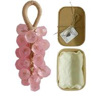 Sapone a grappolo d'uva su una corda, sapone da bagno decorativo fatto a mano, fragranza naturale, saponi decorativi, sapone per decorazioni per la casa per donne e uomini (B)