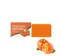 Sapone al Cachi Kakishibu, Saponi Naturali Detergenti Delicati, Panetta Antiodore, Sapone Fatto a Mano per il Controllo degli Odori, Profumo Fresco Adatto ai Viaggi per Donna e Uomo (1PC)
