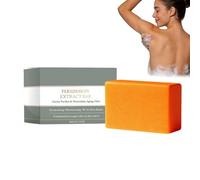 Sapone al cachi, pane di sapone al cachi per il controllo degli odori del corpo, detergente profondo, nutriente, per viso e corpo, per uomini e donne, sapone deodorante al ka/ki. 1 pezzo
