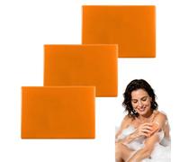 Sapone al cachi per anziani, pane di sapone idratante per pelli secche, sapone deodorante antitraspirante, saponi kaki per una carnagione brillante, saponi deodoranti per ascelle (3 pezzi)